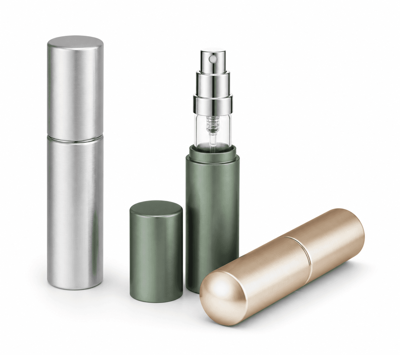 Pull-Off Cap travel perfume atomizers